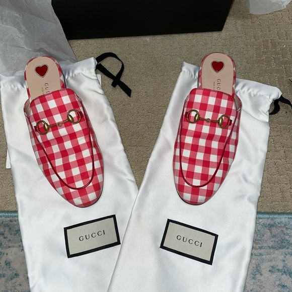 AUTHENTIC Gucci Mules Size 37.5 - Picture 8 of 11